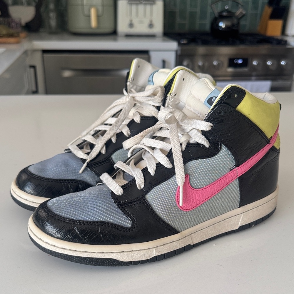 Women’s Nike Pink Purple Frost Dunk Highs